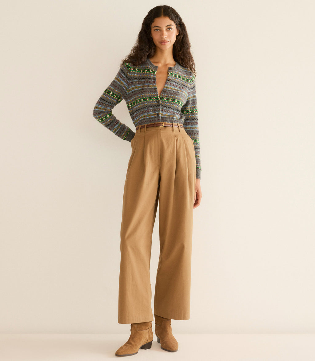 FAUSTINE CARDIGAN -- DASHWOOD FAIR ISLE