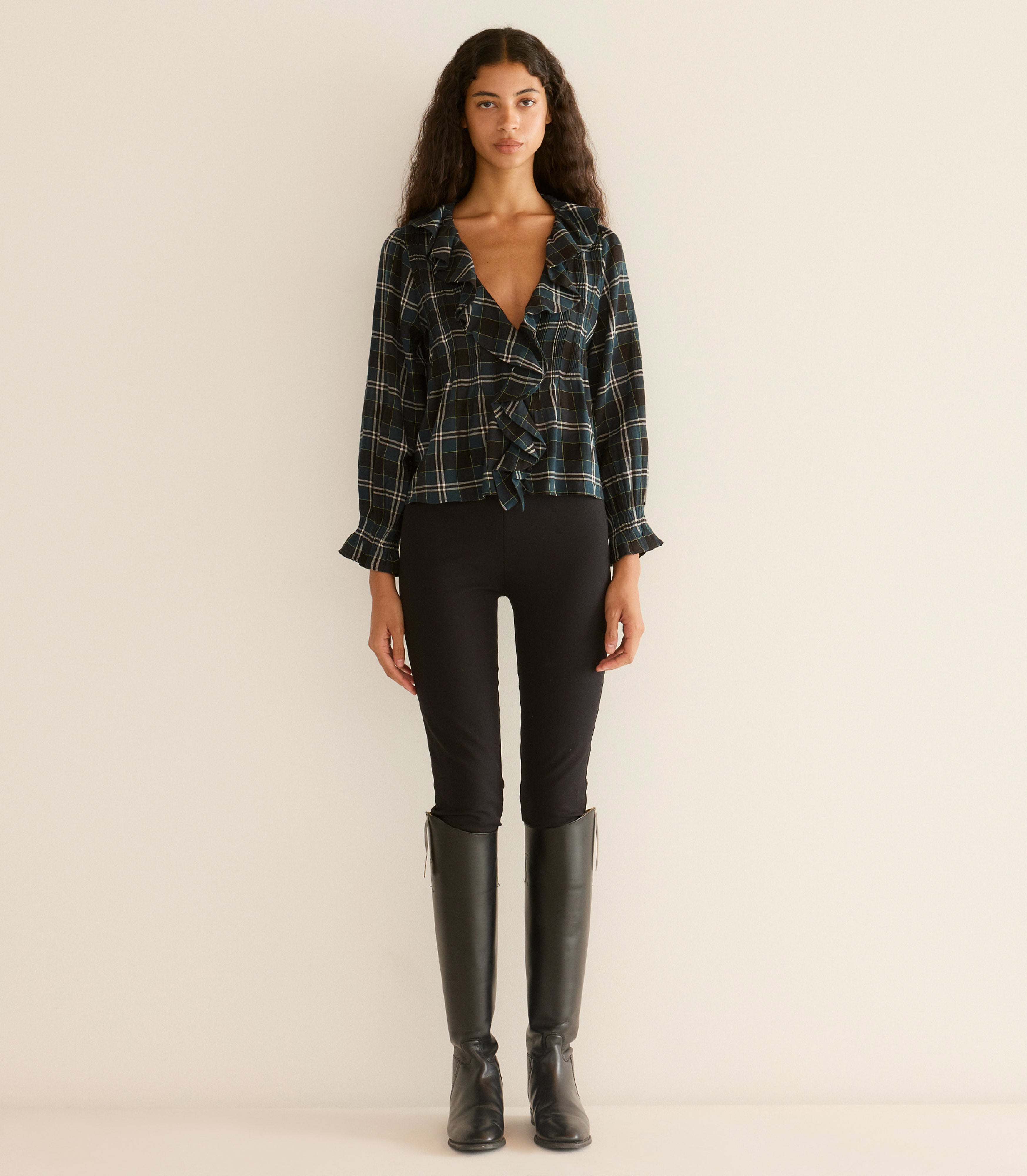 HARDY TOP -- AMBLE PLAID