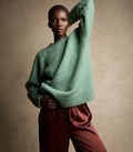 IVA SWEATER -- VALLEY GREEN