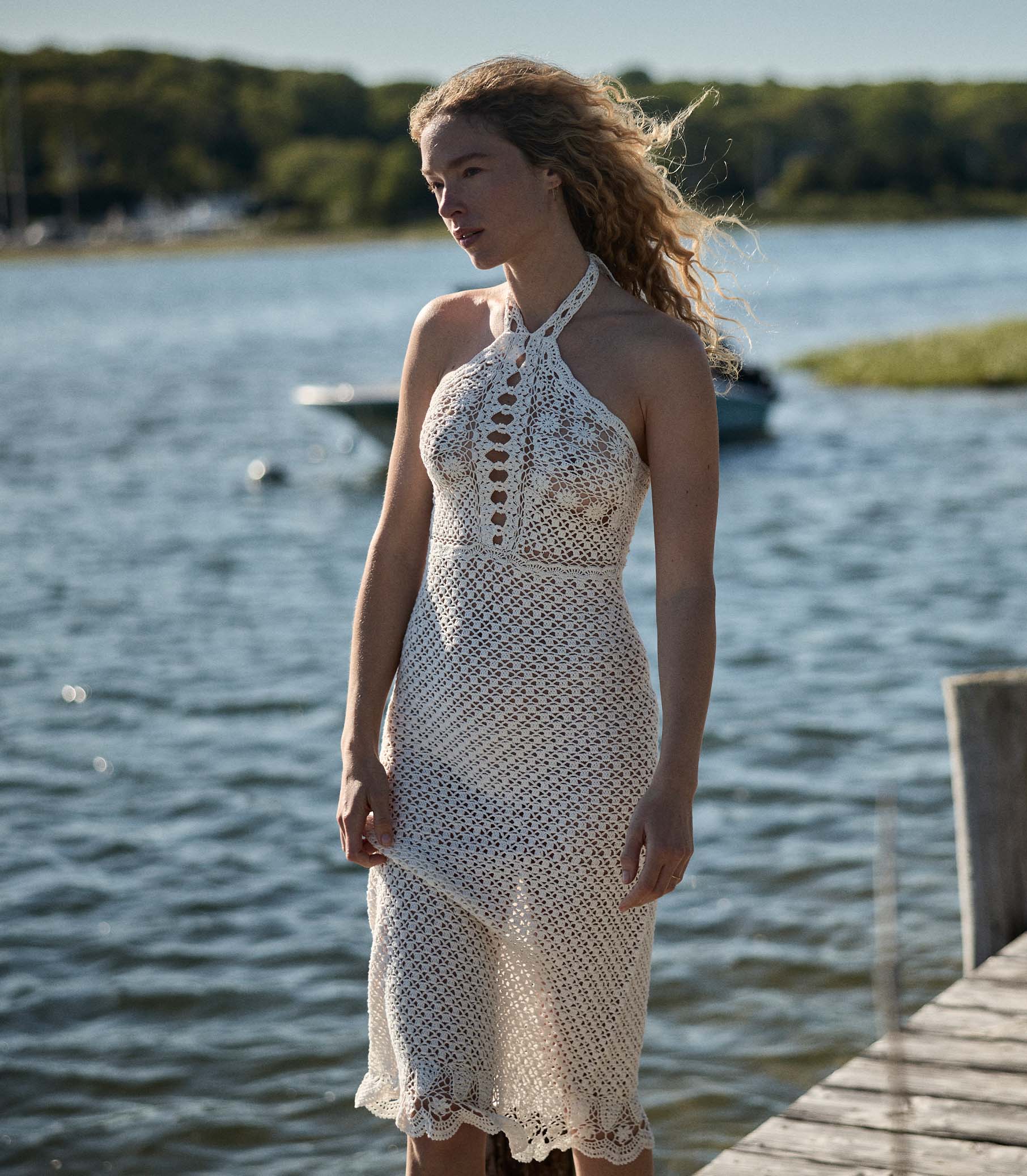 LIANE DRESS -- PEARL