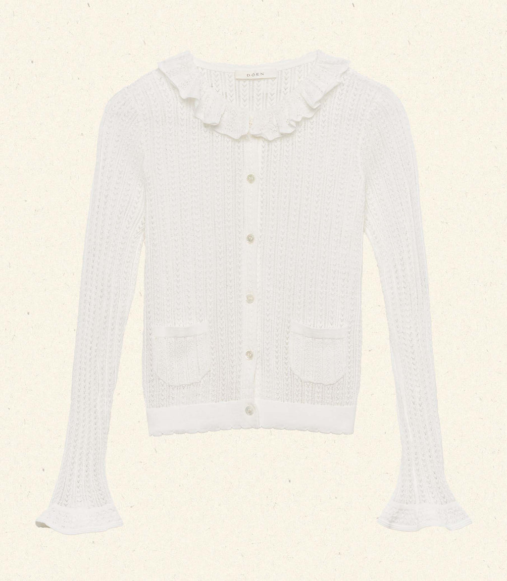 ODILLE CARDIGAN -- SALT